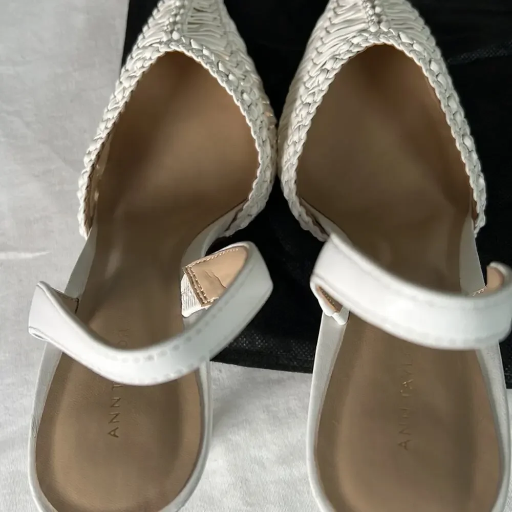 NEW strap white Loft shoes size 9m - Picture 8 of 8